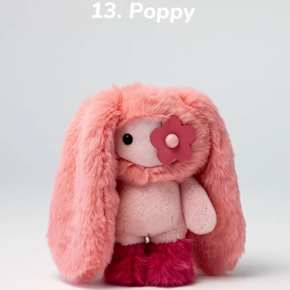 CJ HENDRY x PHILLIPS AUCTION JUJU plush pendant blind box #13 POPPY rare NEW